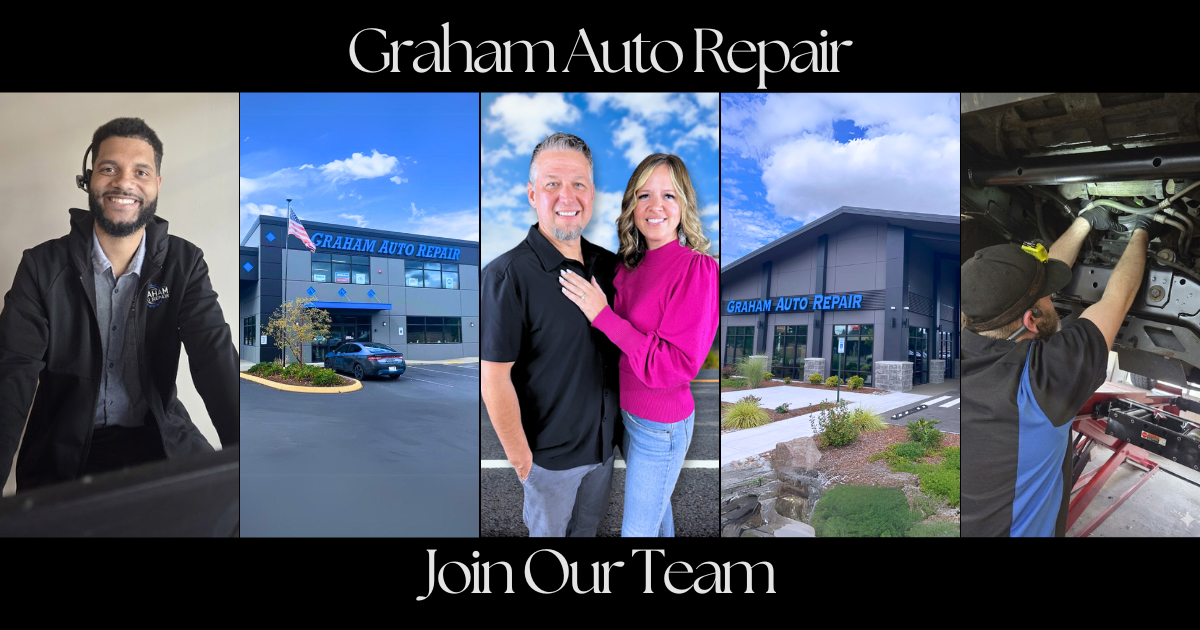 Graham Auto Repair serving locations in Graham, WA and Yelm, WA, inviting skilled automotive professionals to join our team.